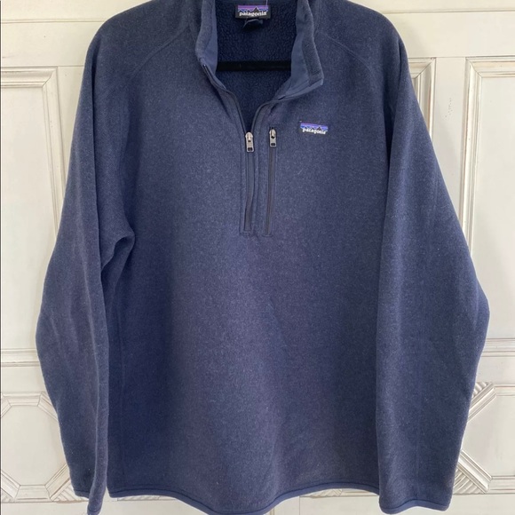 Patagonia Other - Patagonia mens 1/4 zip better sweater navy blue XL
